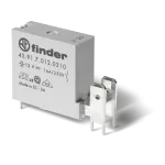 Przekaźnik miniaturowy 1 Z; 16A; 12V DC; PCB, 45.91.7.012.2310