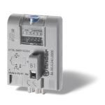 Moduł czasowy wielofunkcyjny do przekaźników i gniazd 12…240V AC/DC; AI, DI, SW, BE, CE, DE, EE, FE; wykonanie trakcyjne