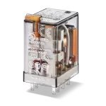 Przekaźnik przemysłowy miniaturowy serii 55: 2 P; 10 A; 110 V DC, 55.32.9.110.0040PAS