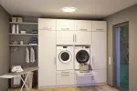 Plafoniera ATRIA SHINE LED Backlight z czujnikiem 22W okrągła 420mm 2300lm 4000K IP44 230V biały / tworzywo sztuczne