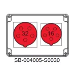 ROZDZIELNICA;5X32A;5X16A;INA=32A;IP54