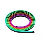 Kompletny zestaw taśma Black Neon LED RGB+12W 24VA 5V DC 5M IP20 czarny / tworzywo sztuczne