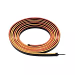 Kompletny zestaw taśma Black Neon LED RGB+12W 24VA 5V DC 5M IP20 czarny / tworzywo sztuczne