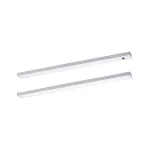 Zestaw opraw podszafkowych SET LINE DIM PIR 2x4W 2x350lm 350mm 30000K 230V/24V chrom matowy / aluminium