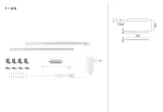 Zestaw opraw podszafkowych SET LINE DIM PIR 2x4W 2x350lm 350mm 30000K 230V/24V chrom matowy / aluminium