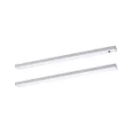 Zestaw opraw podszafkowych SET LINE DIM PIR 2x4W 2x350lm 350mm 2700K-6500K 230V/24 chrom matowy / aluminium