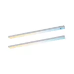 Zestaw opraw podszafkowych SET LINE DIM PIR 2x4W 2x350lm 350mm 2700K-6500K 230V/24 chrom matowy / aluminium
