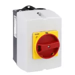 SM1Z1715R Obudowa do montażu powierzchniowego IP65 (4X) do SM1R..., z żółto/czerwonym pokrętłem, szerokość 100mm