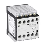 11BGP0910D012 Stycznik 3 polowy, 9A w AC3, wbudowany zestyk 1NO, 12VDC, do PCB, montaż od tyłu