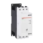 ADXNF012 Softstart typu ADXNF..., 5,5kW (400V), wersja NFC, wbudowany przekaźnik bypass. Zasilanie pomocnicze 100...240VAC. Znamionowe napięcie pracy 208...600VAC, 12A