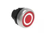 LPCB1104 Plastikowy przycisk Ø22mm serii Platinum, kryty, samoczynny powrót, z symbolem, 0 / Czerwony