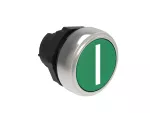 LPCB1113 Plastikowy przycisk Ø22mm serii Platinum, kryty, samoczynny powrót, z symbolem, I / Zielony
