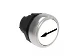 LPCB1148 Plastikowy przycisk Ø22mm serii Platinum, kryty, samoczynny powrót, z symbolem, ← / Biały