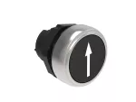 LPCB1152 Plastikowy przycisk Ø22mm serii Platinum, kryty, samoczynny powrót, z symbolem, ↑ / Czarny