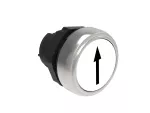 LPCB1158 Plastikowy przycisk Ø22mm serii Platinum, kryty, samoczynny powrót, z symbolem, ↑ / Biały