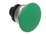LPCB6143 Plastikowy przycisk Ø22mm serii Platinum, grzybkowy, samoczynny powrót, Ø40mm. Zielony