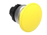 LPCB6145 Plastikowy przycisk Ø22mm serii Platinum, grzybkowy, samoczynny powrót, Ø40mm. Żółty