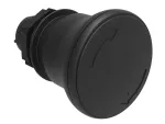 LPCB6342 Plastikowy przycisk Ø22mm serii Platinum, grzybkowy, blokowany, odblokowanie przez obrót, Ø40mm. Do normalnego zatrzymania. Czarny