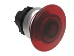 LPCBL6144 Plastikowy przycisk podświetlany Ø22mm serii Platinum, grzybkowy, samoczynny powrót, Ø40mm. Czerwony