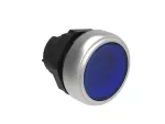 LPCQL106 Plastikowy przycisk podświetlany Ø22mm serii Platinum, dwustanowy, kryty. Niebieski