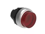 LPCQL204 Plastikowy przycisk podświetlany Ø22mm serii Platinum, dwustanowy, wystający. Czerwony