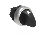 LPCS131 Plastikowy przełącznik Ø22mm serii Platinum, pokrętło krótkie, 3 pozycje, 1 > 0 < 2