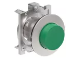 LPFB203 Metalowy przycisk płaski Ø30mm serii Platinum, wystający, samoczynny powrót. Zielony