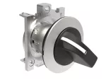 LPFS131 Metalowy przełącznik płaski Ø30mm serii Platinum, pokrętło krótkie, 3 pozycje, 1 > 0 < 2