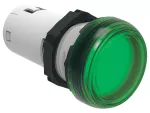 LPMLF3 Jednoczęściowa lampka LED, kolor zielony, 110VDC