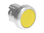 LPSB105 Metalowy przycisk Ø22mm serii Platinum, kryty, samoczynny powrót. Żółty
