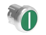 LPSB1113 Metalowy przycisk Ø22mm serii Platinum, kryty, samoczynny powrót, z symbolem, I / Zielony
