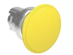 LPSB6145 Metalowy przycisk Ø22mm serii Platinum, grzybkowy, samoczynny powrót, Ø40mm. Żółty