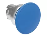 LPSB6146 Metalowy przycisk Ø22mm serii Platinum, grzybkowy, samoczynny powrót, Ø40mm. Niebieski