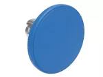 LPSB6166 Metalowy przycisk Ø22mm serii Platinum, grzybkowy, samoczynny powrót, Ø60mm. Niebieski