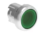 LPSBL103 Metalowy przycisk podświetlany Ø22mm serii Platinum, samoczynny powrót, kryty. Zielony