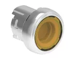 LPSBL105 Metalowy przycisk podświetlany Ø22mm serii Platinum, samoczynny powrót, kryty. Żółty