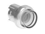 LPSBL207 Metalowy przycisk podświetlany Ø22mm serii Platinum, samoczynny powrót, wystający. Przezroczysty