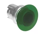 LPSBL6143 Metalowy przycisk podświetlany Ø22mm serii Platinum, grzybkowy, samoczynny powrót, Ø40mm. Zielony