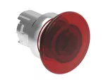 LPSBL6144 Metalowy przycisk podświetlany Ø22mm serii Platinum, grzybkowy, samoczynny powrót, Ø40mm. Czerwony