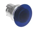 LPSBL6146 Metalowy przycisk podświetlany Ø22mm serii Platinum, grzybkowy, samoczynny powrót, Ø40mm. Niebieski