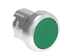 LPSQ103 Metalowy przycisk Ø22mm serii Platinum, kryty, dwustanowy. Zielony