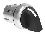 LPSS121 Metalowy przełącznik Ø22mm serii Platinum, pokrętło krótkie, 2 pozycje, 0 < 1
