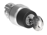 LPSS360 Metalowy przełącznik Ø22mm serii Platinum, z kluczem, 3 pozycje, 1 - 0 < 2. Wyjęcie klucza w pozycji 0