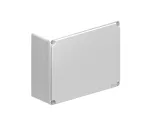 LPZM7E8 Obudowa metalowa bez otworów, pokrywa szara, wymiary 190x250x90mm