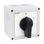 7GN4010P Łącznik krzywkowy serii 7GN, rozłącznik, 3 pola, 40A, w obudowie 110x110mm i czarnym pokrętłem