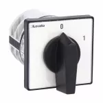 7GN4090U Łącznik krzywkowy serii 7GN, rozłącznik, 1 pole, 40A, do montażu tablicowego, z czarnym pokrętłem i tabliczką 65x65mm