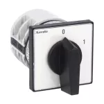 7GN6310U Łącznik krzywkowy serii 7GN, rozłącznik, 3 pola, 63A, do montażu tablicowego, z czarnym pokrętłem i tabliczką 65x65mm