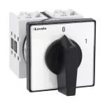 GX3290U Łącznik krzywkowy serii GX, rozłącznik, 1 pole, 32A, do montażu tablicowego, z czarnym pokrętłem i tabliczką 65x65mm