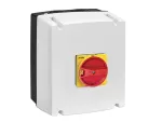 GAZ040DT4 Rozłącznik izolacyjny, 40A przy 1000VDC, w obudowie, żółto/czerwone pokrętło