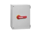 GLZM0200T4 Rozłącznik izolacyjny GL w obudowie metalowej, 4P, pokrętło ż/cz, 200A w AC21A, obudowa: 300x400x250